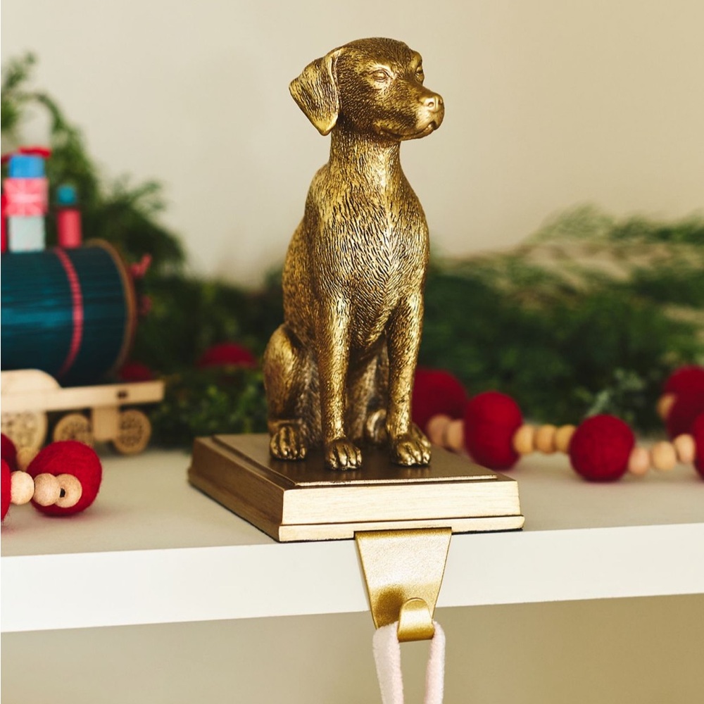 NWT Animal Icon Dog Stocking Holder - Retriever